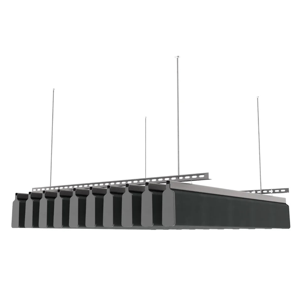 U 150 Acoustic Ceiling Baffle Smoked Color